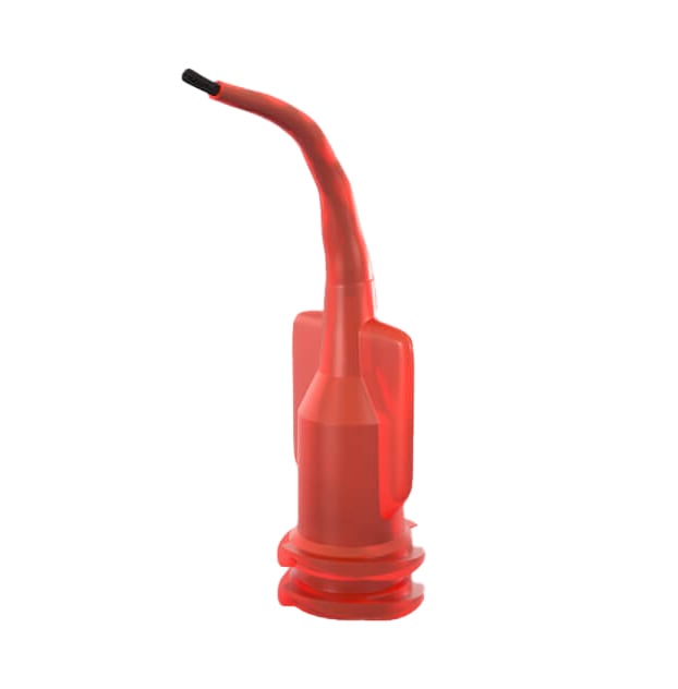 Inspiral Red Brush Tips, 100/Pk. Tight, adjustable brush fibers minimize bubbles. 0.79 mm inside