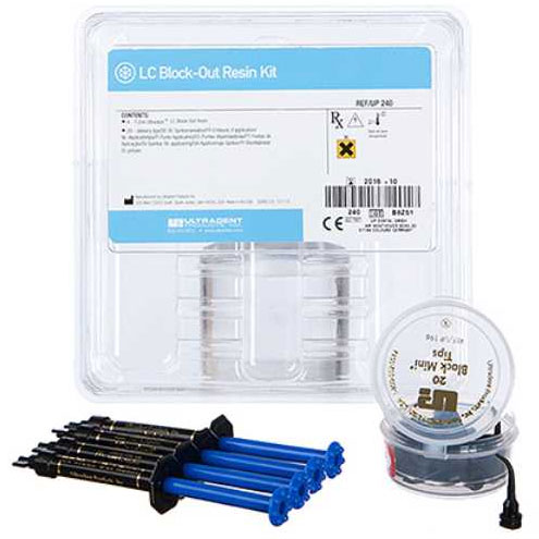LC Block-Out Resin 4-Pk. Kit: 4 x 1.2 ml Syringes & 20 Black Mini Tips. Low viscosity for easy