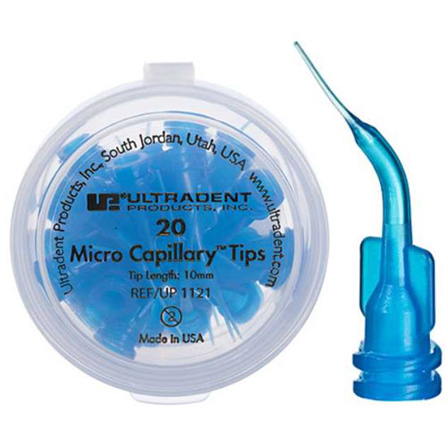 Micro Capillary Tips - Blue 10 mm, 20/Box. The smallest molded tip (inside diameter: 0.008")​
