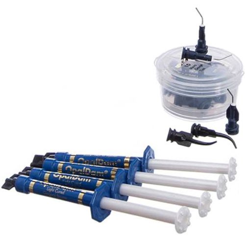 OpalDam Kit: 4 - 1.2 ml Syringes, 10 Micro 20ga Tips 10 Black Mini Tips. Liquid dam, resin
