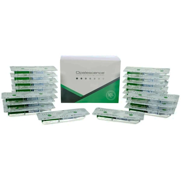 Opalescence PF 10% Mint Refill. 40 x 1.2 mL Syringes. 10% Carbamide peroxide whitening gel