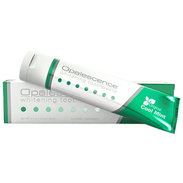 Opalescence Whitening Toothpaste, 12 - 139 mL Tubes, Original, Cool Mint Flavor. Efficient, quick