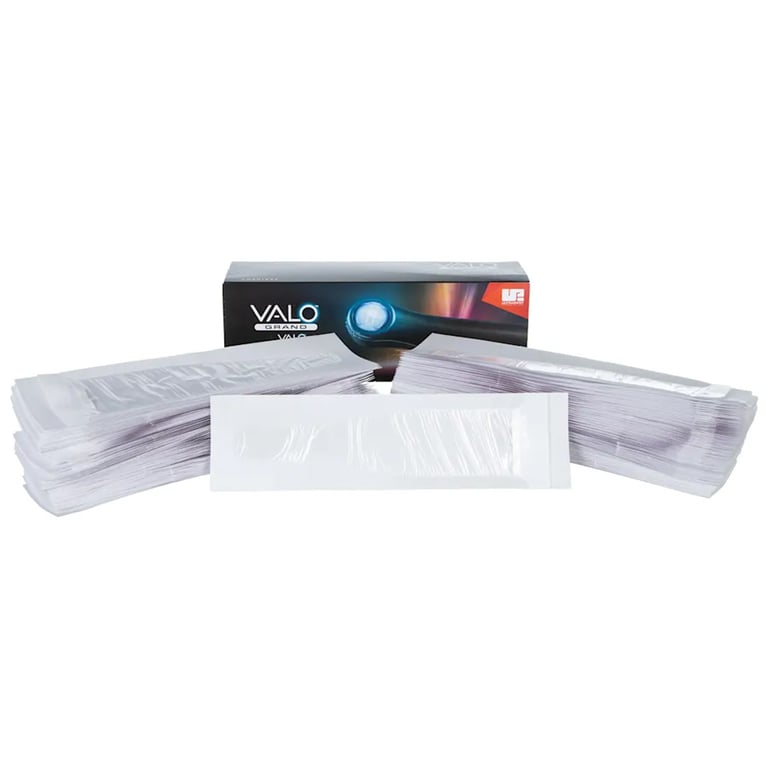VALO Grand Disposable Cordless Curing Light Barrier Sleeves, 600/Pk. Prevents direct contact