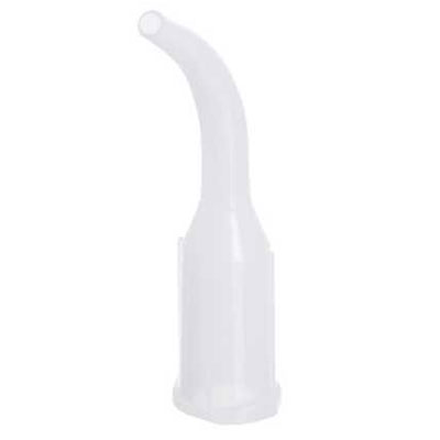 White Mac Tips, 100/Pk. Dispenses large volumes. All-plastic delivery tip. Greater angle for easy