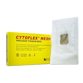 Cytoflex Mesh Precision Titanium Mesh 25 mm x 30 mm 1/Pk. Implantable Titanium Mesh designed