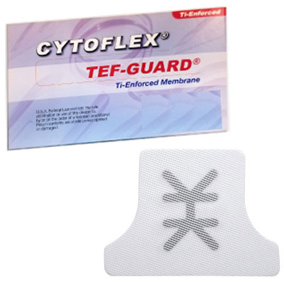Cytoflex Ti-Enforced TEF-Guard Titanium Reinforced ePTFE Membrane 25x36mm Posterior Single Winged