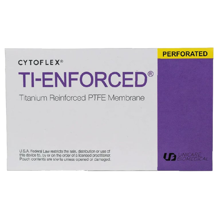 Cytoflex Ti-Enforced Titanium Reinforced ePTFE Membrane 14x24mm Anterior Single - for single-tooth