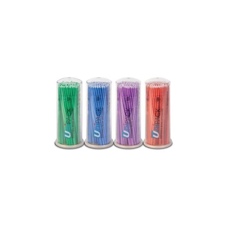 UniPack Micro Applicator Tips, Regular-Assorted, 400/bx. Non-Linting, Non-Absorbent fiber tips