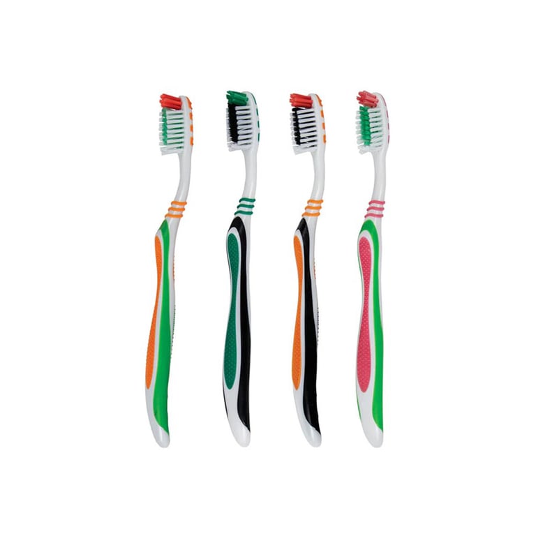 SmartSmile Adult Toothbrush, Soft, Assorted Colors, 72/Pk