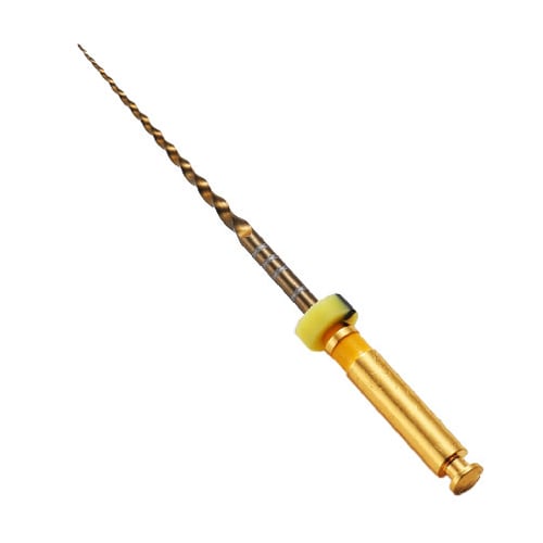 Vakker 25mm F1 V Taper Gold NiTi Rotary Engine Files 6/Pk. Suitable for Protaper or Protaper Gold