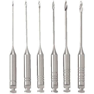 Vakker Gates Glidden Drill #1 - #6, 28mm, 6/Pk, High carbon stainless steel (304 material). Max