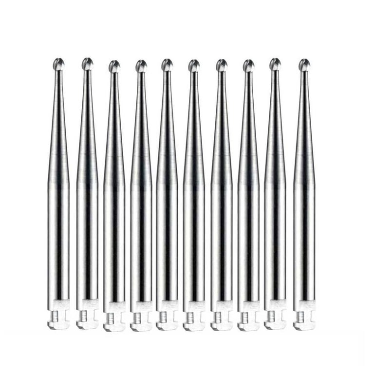 Vakker LA #3 Round Carbide Bur, 10/Pk. Overall length : 22mm, shank diameter : 2.35mm, head