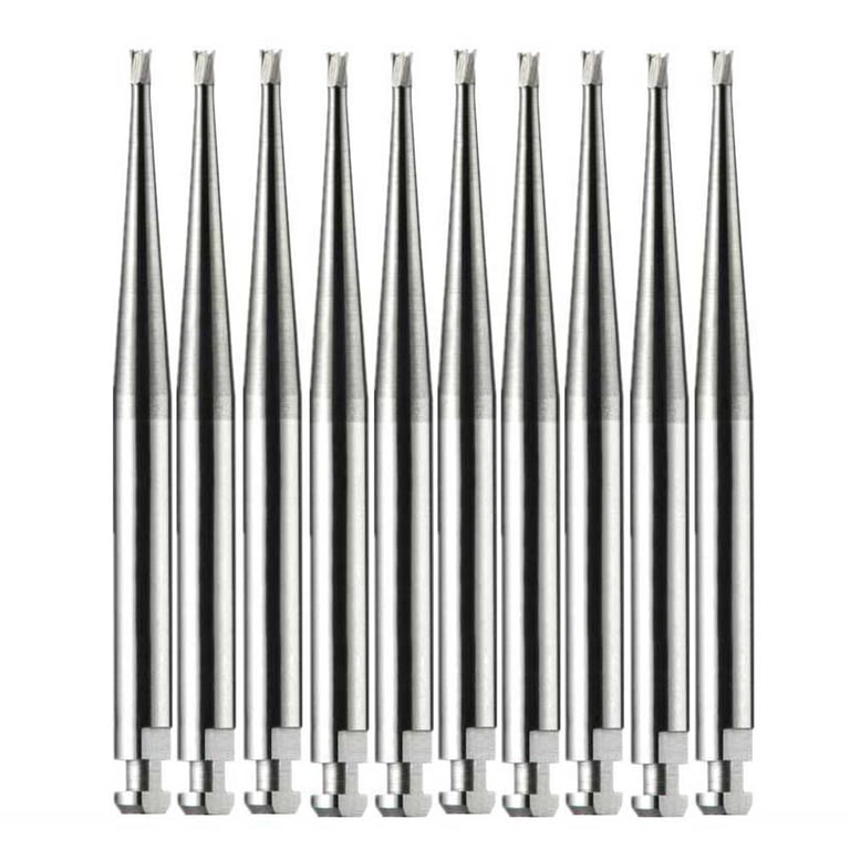 Vakker LA #34 Inverted Cone Carbide Bur, 10/Pk. Overall length : 22mm, shank diameter : 2.35mm