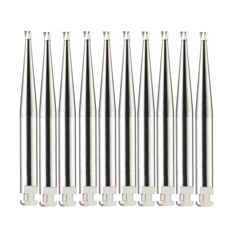 Vakker LA #35 Inverted Cone Carbide Bur, 10/Pk. Overall length : 22mm, shank diameter : 2.35mm