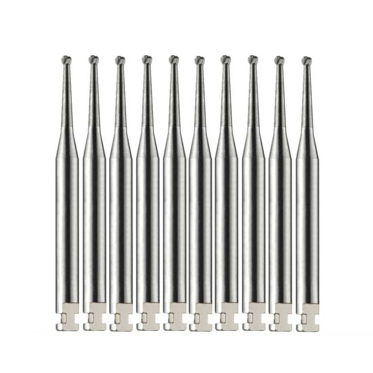 Vakker LA #2 Surgical Round Carbide Bur, 10/Pk. Overall length : 26mm, shank diameter : 2.35mm