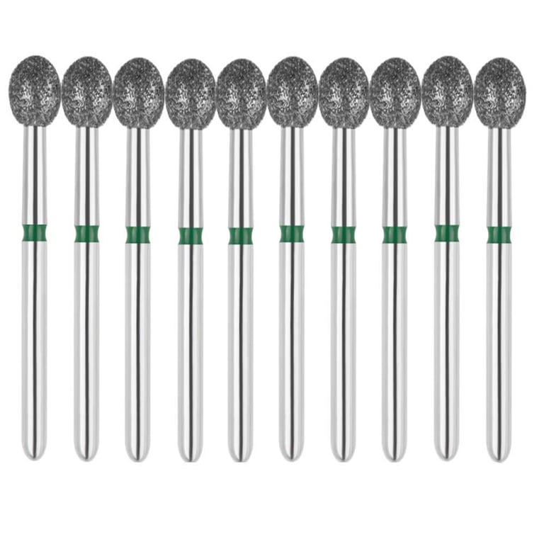 Vakker FG #801.032 Coarse Grit Round Diamond Bur, 10/Pk. 151µm, overall length : 19mm, head