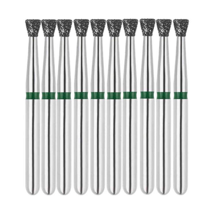 Vakker FG #805.018 Coarse Grit Inverted Cone Diamond Bur, 10/Pk. 151µm, overall length : 19mm