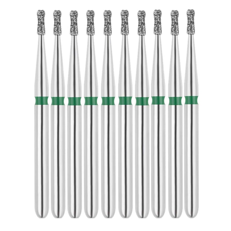 Vakker FG #806.009 Coarse Grit Double Inverted Cone Diamond Bur, 10/Pk. 151µm, overall length