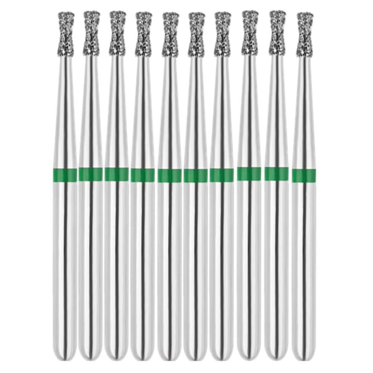 Vakker FG #806.010 Coarse Grit Double Inverted Cone Diamond Bur, 10/Pk. 151µm, overall length