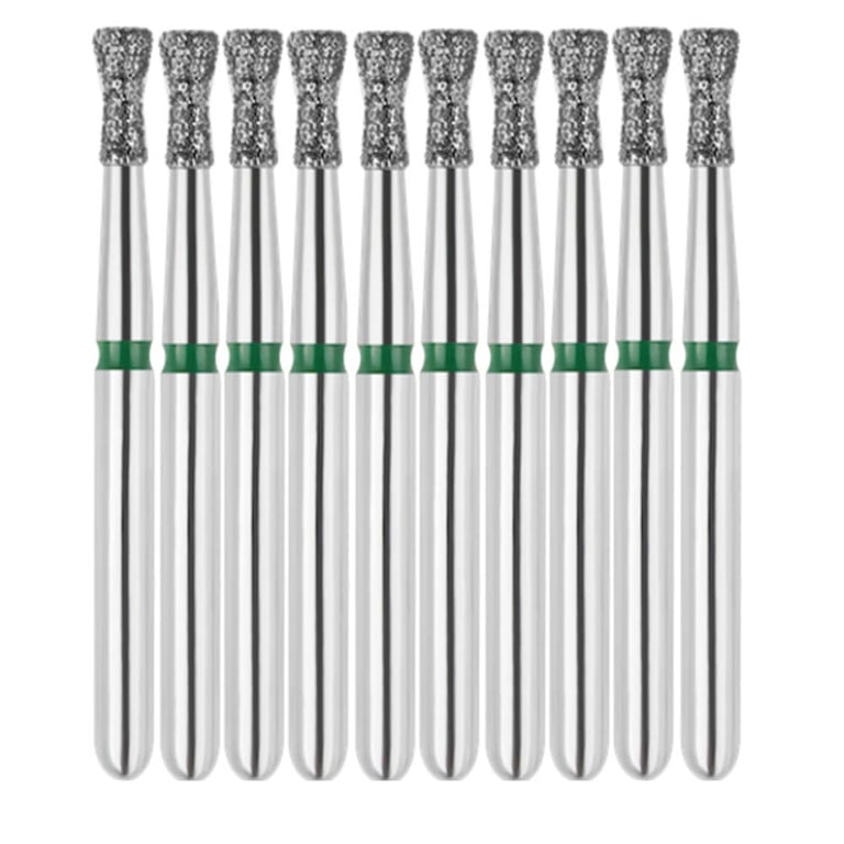 Vakker FG #806.016 Coarse Grit Double Inverted Cone Diamond Bur, 10/Pk. 151µm, overall length