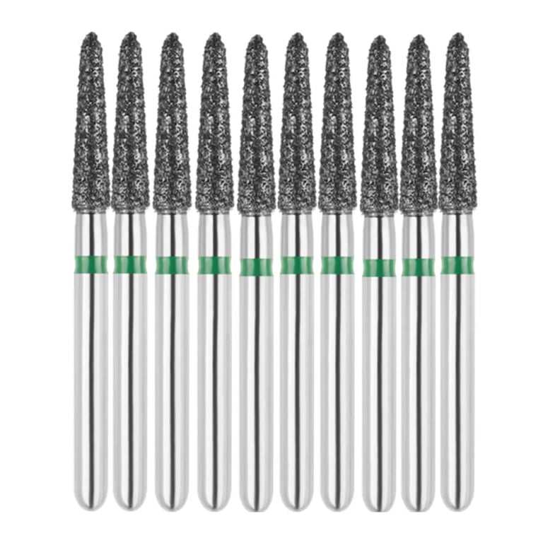 Vakker FG #878K.018 Coarse Grit Gingival Curettage Diamond Bur, 10/Pk. 151µm, overall length