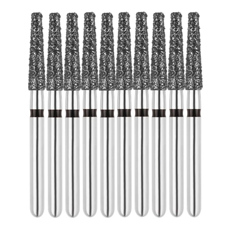 Vakker FG #847.018 Super Coarse Grit Flat End Taper Diamond Bur, 10/Pk. 181µm, overall length