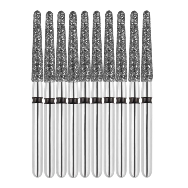 Vakker FG #856L.016 Super Coarse Grit Round End Taper Diamond Bur, 10/Pk. 181µm, overall length