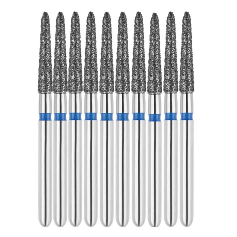 Vakker FG #878K.018 Medium Grit Gingival Curettage Diamond Bur, 10/Pk. 125µm, overall length