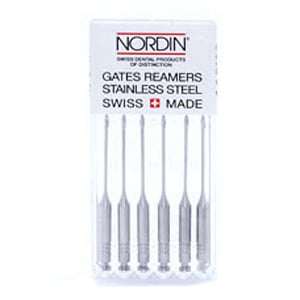 Valdent USA Nordin #4 Gates Reamers RA 28 mm, 6/p