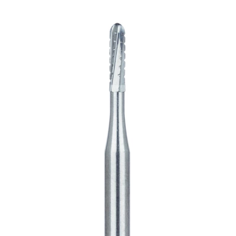 Valdent USA FG #1557 Straight Dome Crosscut Carbide Bur, 10/Pk