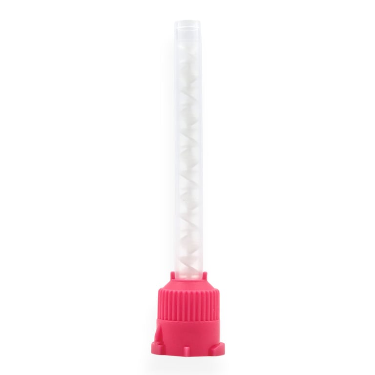 Valdent USA Pink HP Mixing Tips, Medium 5.0mm, 50/Pk. Designed for consistent, bubble-free