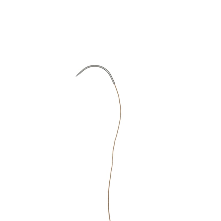Valdent USA 4/0, 27" Chromic Gut Suture with C-6 Reverse-cutting 19mm Needle, 12/Pk
