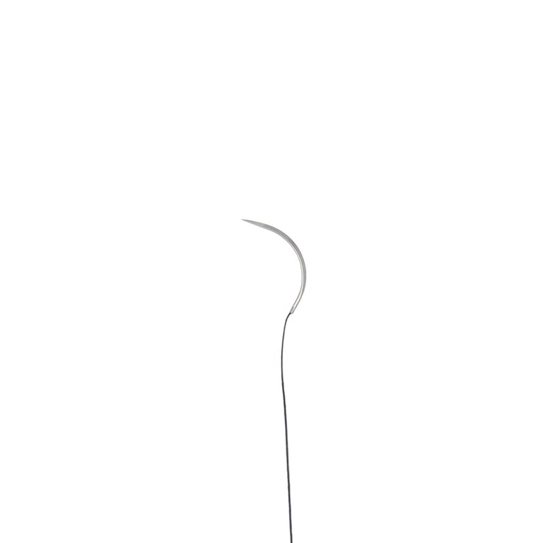 Valdent USA 4/0, 18" Silk Black Braided Suture with C-6 Reverse-cutting 19mm, 12/Pk