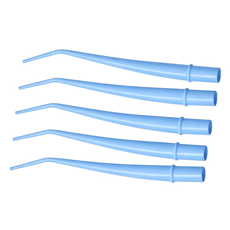 Valdent USA Disposable Surgical Aspirator Tip, Blue, 1/16", 25/Pk. Maintains a clear surgical