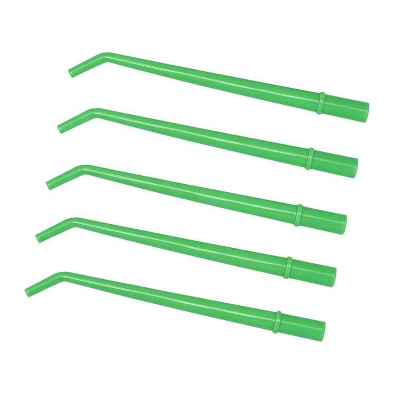 Valdent USA Disposable Surgical Aspirator Tip, Green, 1/4", 25/Pk. Maintains a clear surgical