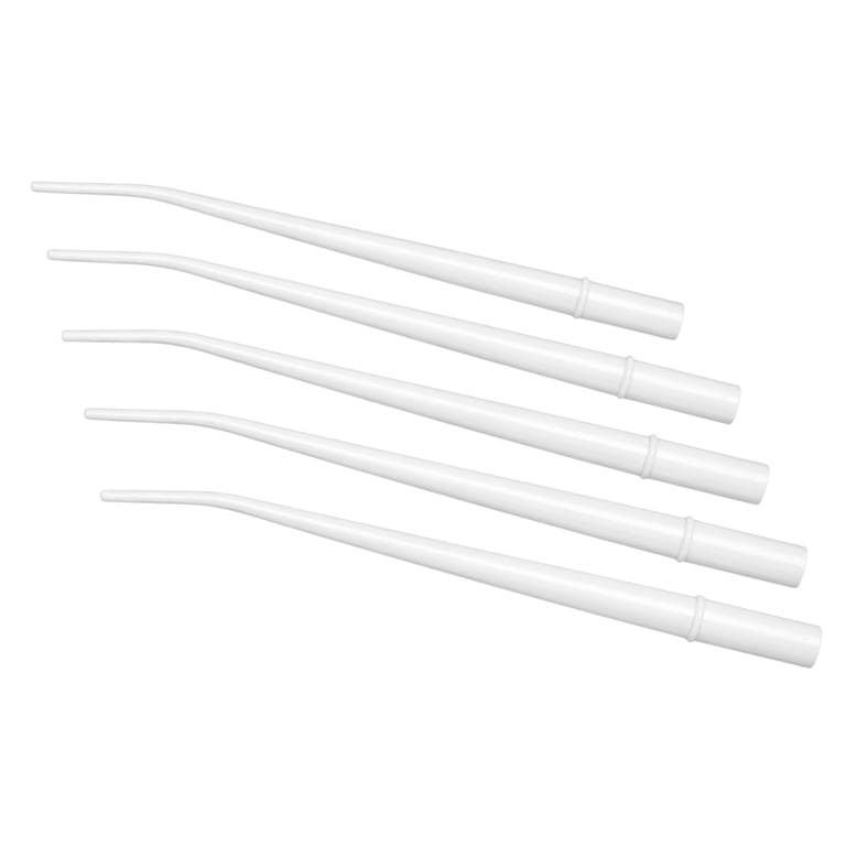 Valdent USA Disposable Surgical Aspirator Tip, White, 1/8", 25/Pk. Maintains a clear surgical