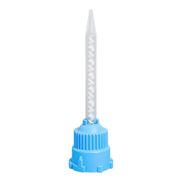 Valdent USA Blue/Clear Crown & Bridge Mixing Tips, 1:1, 50/Pk. Designed to provide controlled