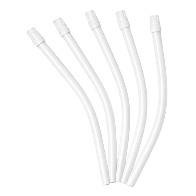 Valdent USA PVC Saliva Ejectors, White, 100/Pk. Facilitate precise low-volume evacuation utilizing