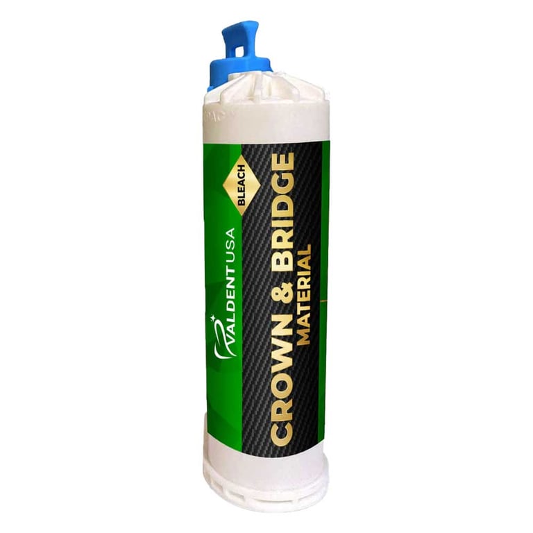 Valdent USA Temporary Crown & Bridge Material, Bleach Shade (10:1), 50 mL Cartridge, 1/Pk. Working