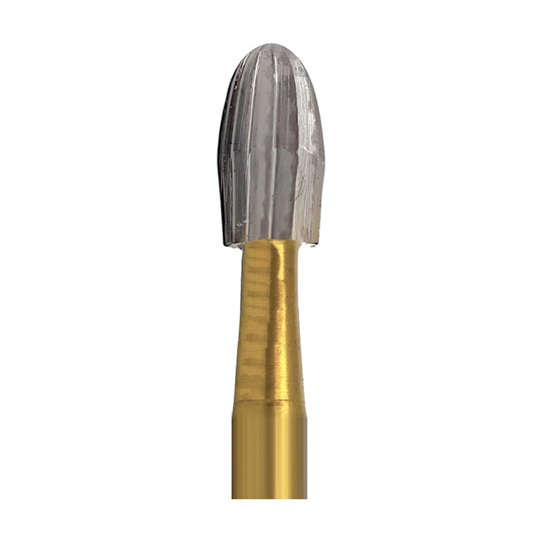 Valdent USA FG #7408 Egg Shaped 12 Blade Trimming and Finishing Bur, 10/Pk