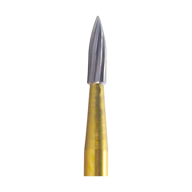 Valdent USA FG #7903 Needle Shaped 12 Blade Trimming and Finishing Bur, 100/Pk
