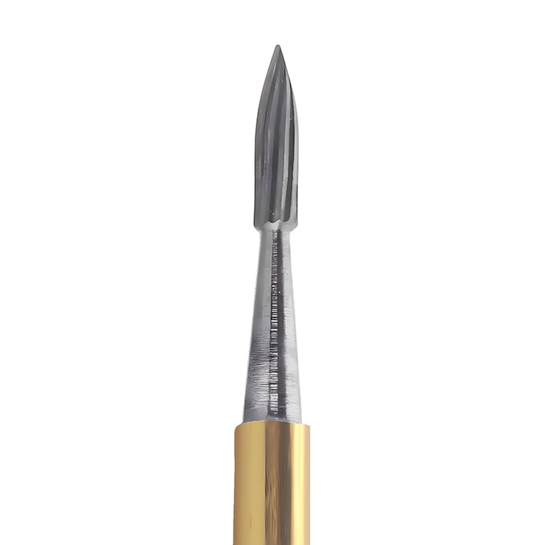 Valdent USA FG #8902 Needle Shaped, 20 Blade Trimming and Finishing Carbide Burs, 5/Pk