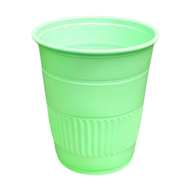 Valdent USA Plastic 5 oz Drinking Cups, Green, 1000/Case