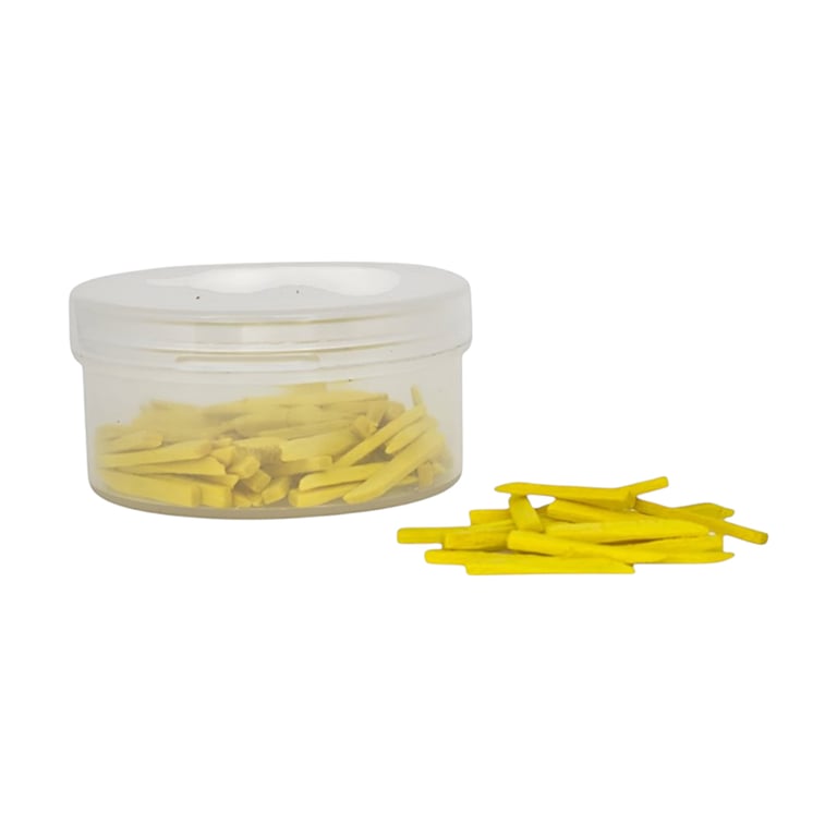 Valdent USA Matrix Wooden Wedges, Yellow, 1.3 x 2 x 16mm, 100/Pk. Designed for accurate