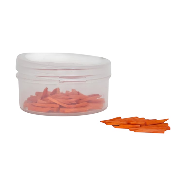Valdent USA Matrix Wooden Wedges, Orange, 1.2 x 1.5 x 12mm, 100/Pk. Designed for accurate