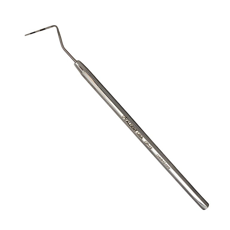 Valdent USA CP-12 Stainless Steel Single-End Probe, Color Coded, 1/Pk. Designed with a color-coded