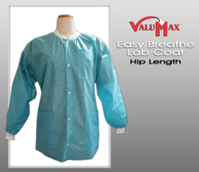 Easy-Breathe Jackets - Purple, Medium 10/Pk. Light-Weight, Made of 3-Layer SMS fabrics