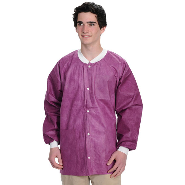 Extra-Safe Jacket - Cranberry 5X-Large 10/Pk. Hip