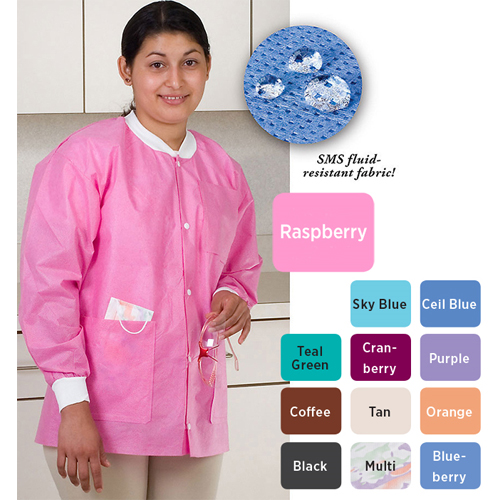 Extra-Safe Jacket - Raspberry 3X-Large 10/Pk. Hip