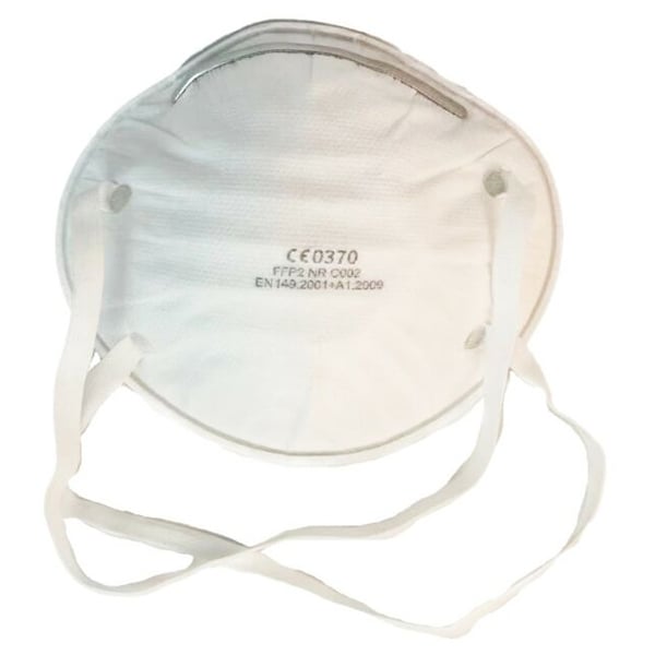 VastMed TIGRIS N95 NIOSH Particulate Respirator, White, 20/Box. Advanced electret media, nose